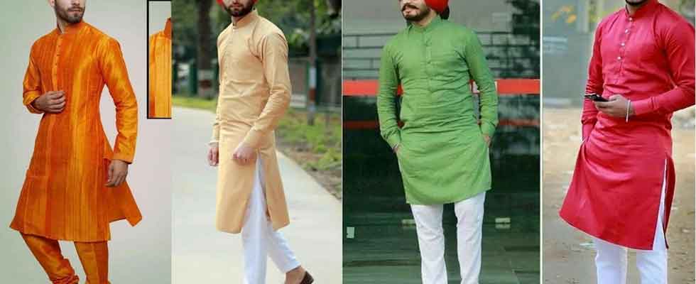 punjabi dress for men: kurta payjama