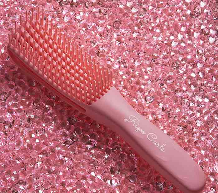 Rizos Curls Pink Detangling Flexi Brush 