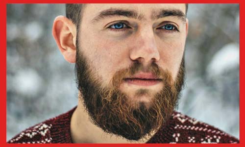 Round Face Medium Beard Style
