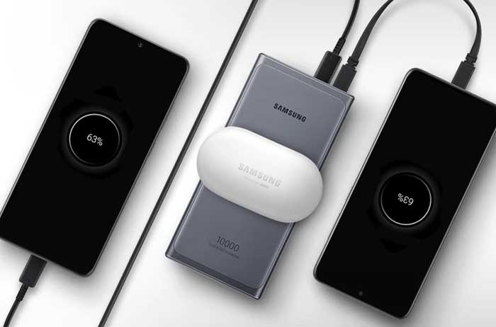Samsung 25W wireless portable battery