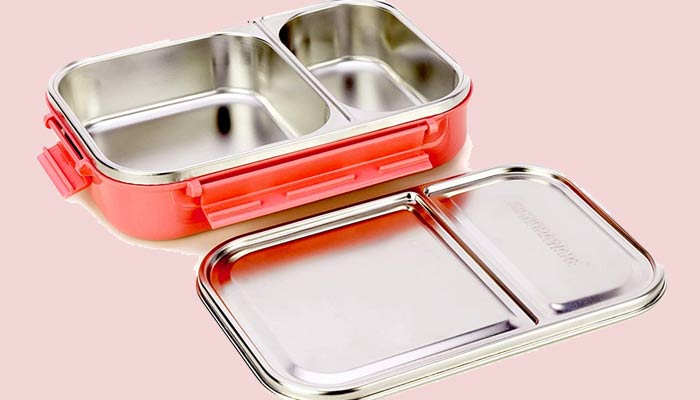 Steel tiffin box