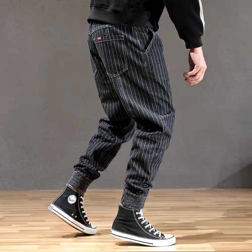 Striped Cargo Pants For Men
