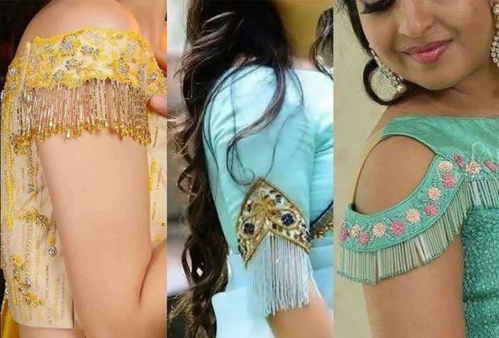 tassels blouse sleeves design new pattern