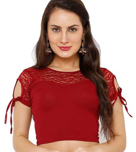 tie up blouse sleeves design patterns