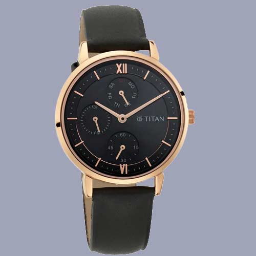 Titan Neo Black Analog Watch
