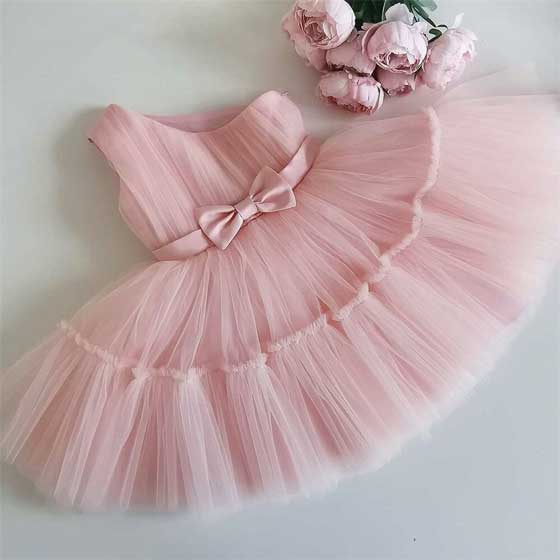 tulle frock design for baby girl