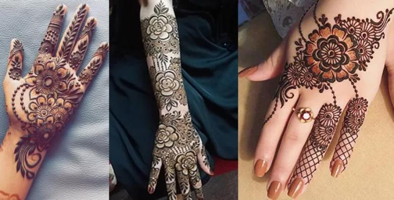 Vines and Leaves Mehndi Design