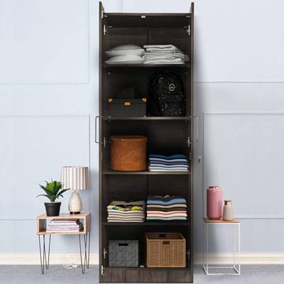 Wakefit Twill Wardrobe with 2 Door