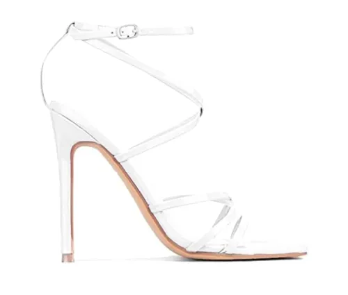 White pencil heels