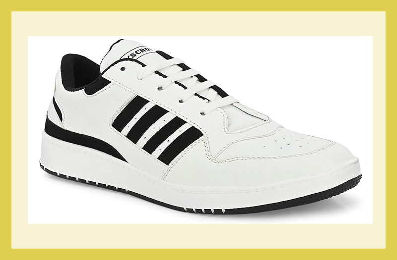 YSCROWD Men Sneakers Light Weight Stylish Casual White Shoes